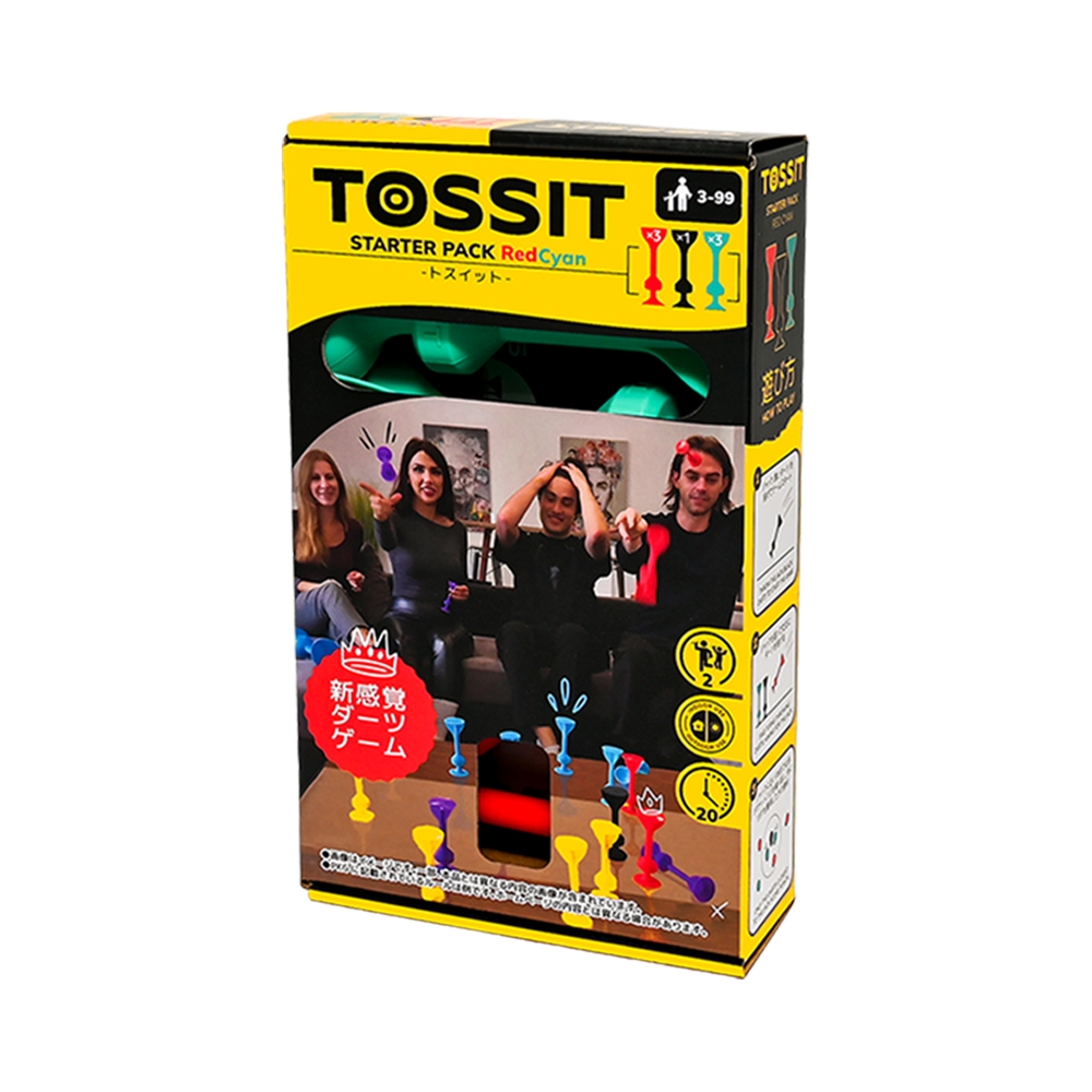 TOSSIT　スターターパック　レッド　シアン