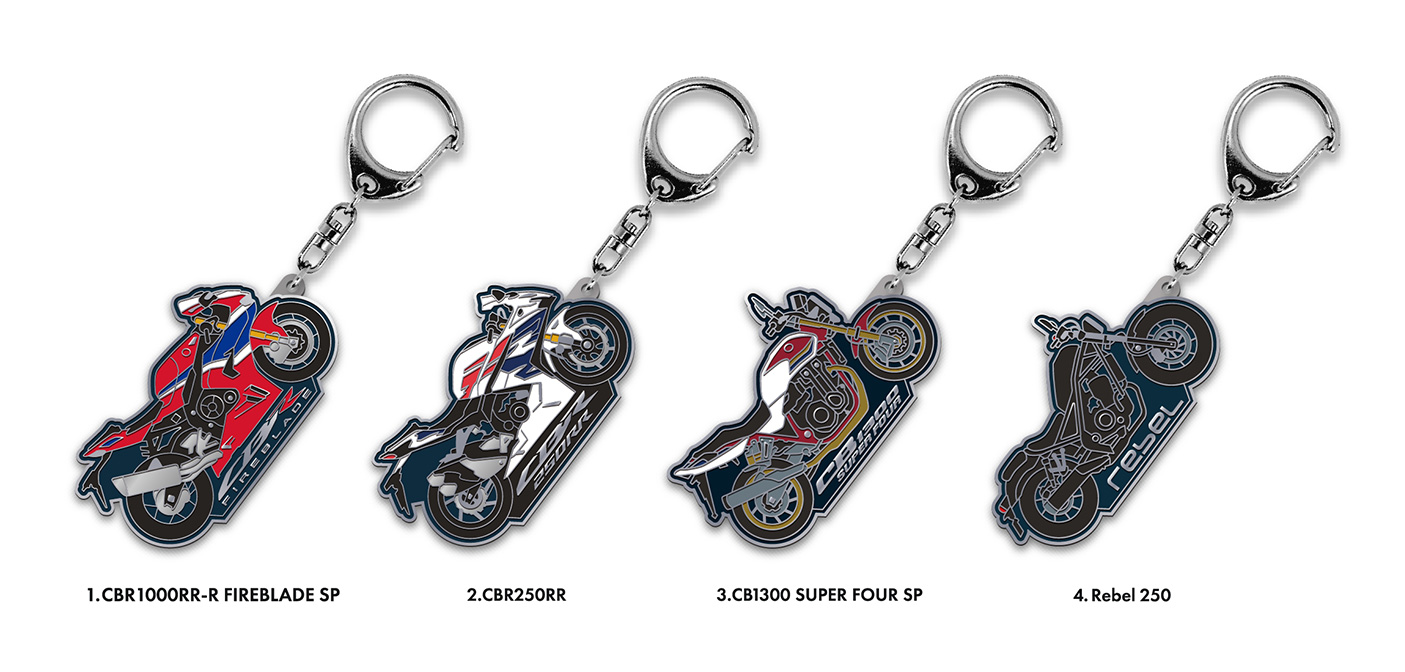 Hondaバイクメタルキーホルダー スポーツタイプ